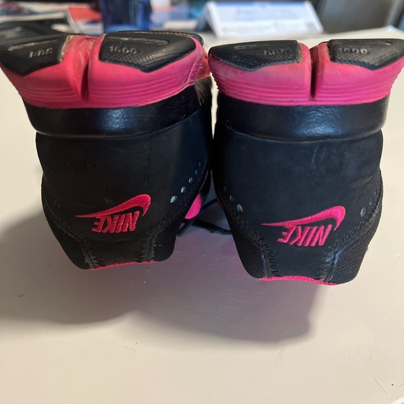 Nike Waffle 5.0 black and pink running sneakers shoes - Picture 5 of 11